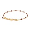 Bracelet Elyssa en pierres Grenat - vue V2