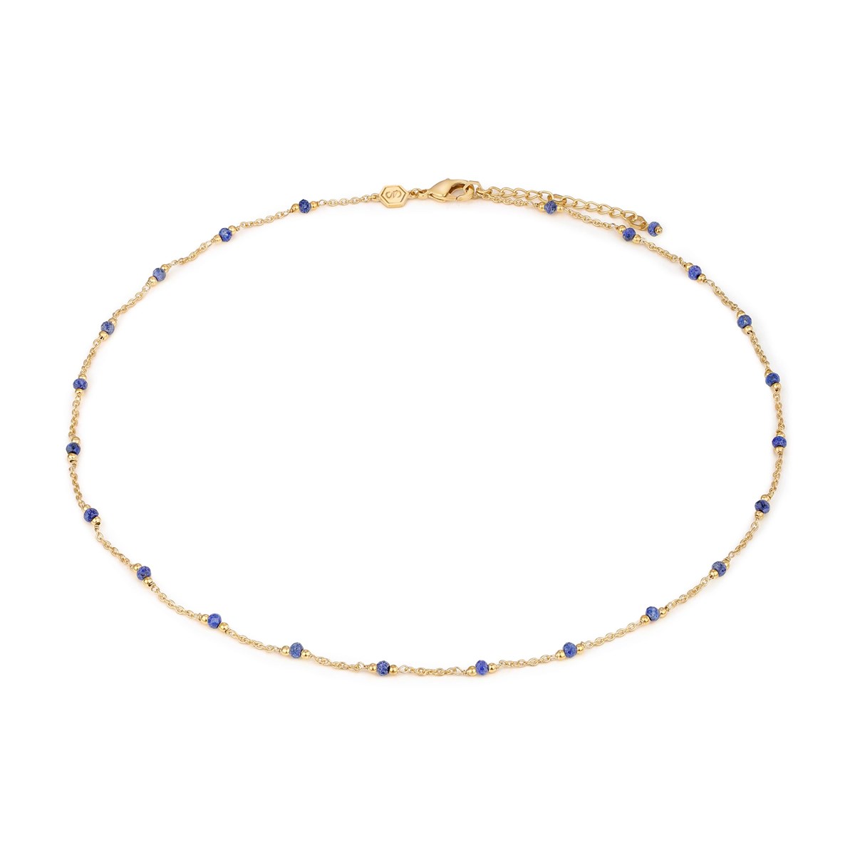 Collier Elyssa en pierres Lapis-lazuli