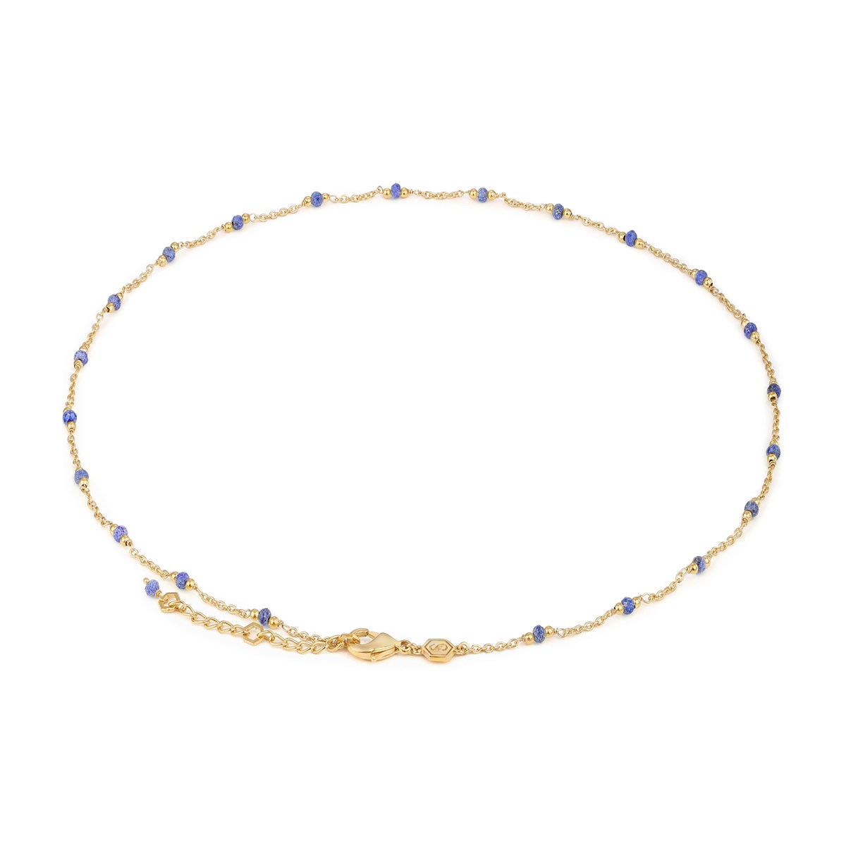 Collier Elyssa en pierres Lapis-lazuli - vue 2