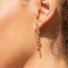 Boucles d'oreilles Elyssa en pierres Améthyste - vue V4