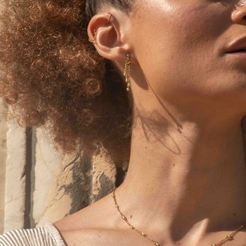 Boucles d'oreilles Elyssa en pierres Péridot