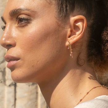 Boucles d'oreilles Elyssa en pierres Tourmaline