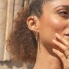 Boucles d'oreilles Elyssa en pierres Tourmaline - vue V3