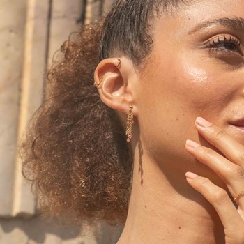 Boucles d'oreilles Elyssa en pierres Tourmaline