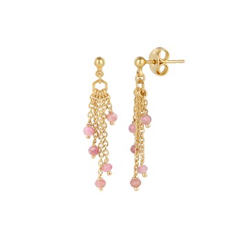 Boucles d'oreilles Elyssa en pierres Tourmaline