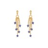 Boucles d'oreilles Elyssa en pierres Lapis-lazuli - vue V1