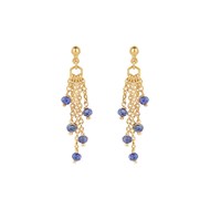 Boucles d'oreilles Elyssa en pierres Lapis-lazuli