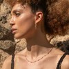 Collier, bracelet et boucles d'oreilles Elyssa en pierres Améthyste - vue V3