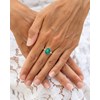 Bague Selena Argent 925 et Nacre Abalone | Bijou Artisanal Forme Goutte | ADEN - vue V4