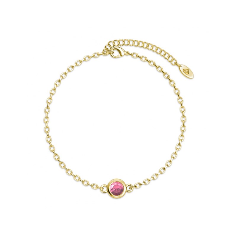 Bracelet Birth Stone - Doré et Rose