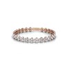 Bracelet Princess - Or Rosé et Cristal - vue V1