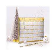 Calendrier de l'avent 13 bijoux et 11 perles - Doré et Cristal