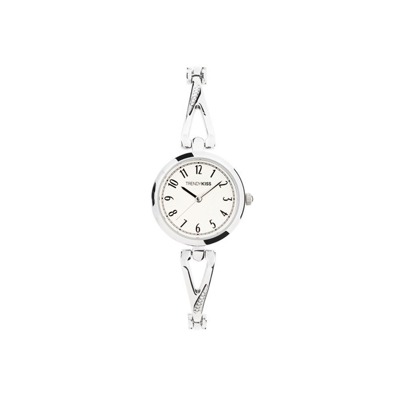 Mariette  - Montre femme - Analogique 3 aiguilles - Bracelet argenté - Cadran blanc