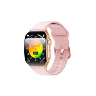 Montre Connectée mixte - ULTRA AMOLED - Bracelet silicone rose