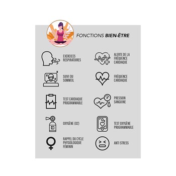 Mixed Connected Watch - ULTRA AMOLED - Pink silicone strap