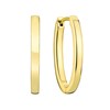 Créoles Sif Jakobs Ellisse Pianura piccolo_x000D_
argent 925/1000 plaqué or jaune 18k - vue V1