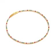 Bracelet Sif Jakobs ELLERA
argent plaqué or et oxydes multicolores