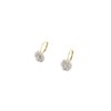 Boucles d'oreilles Agatha Blosson argent plaqué or - vue V1