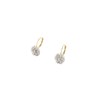 Boucles d'oreilles Agatha Blosson plaqué or - vue V1