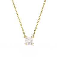 Pendentif Swarovski Stilla doré format carré