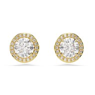 Clous d'oreilles Swarovski Una Angelic dorées