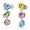 Boucles d'oreilles Swarovski Gema multicolores - vue V4