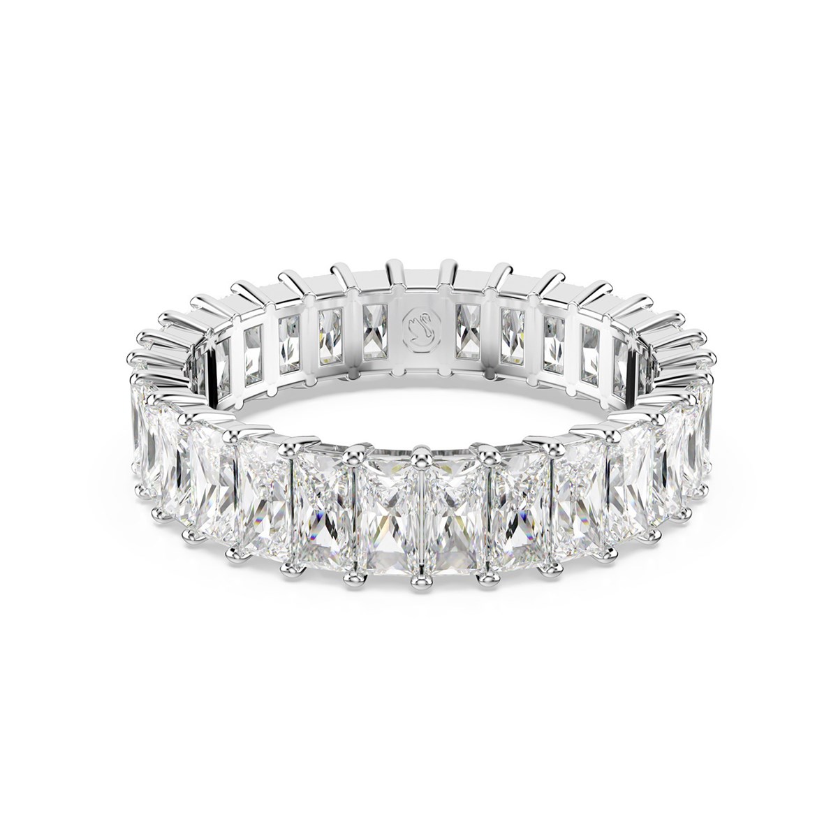 Bague Swarovski Matrix blanche 58