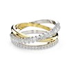 Bague Swarovski Hyperbola trois anneaux
T58 - vue V1