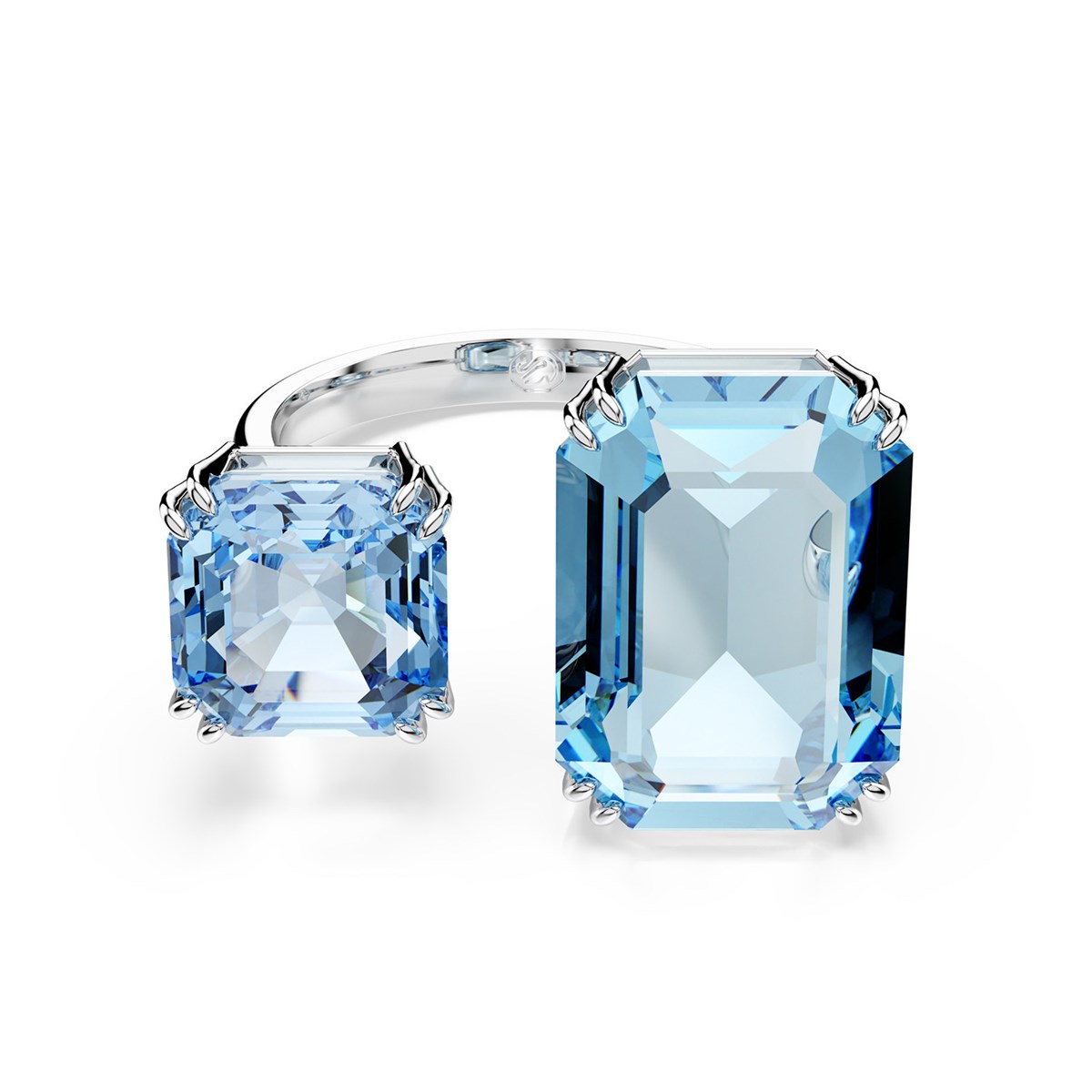 Bague ouverte Swarovski Millenia bleue 55