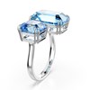 Bague ouverte Swarovski Millenia bleue 55 - vue V3