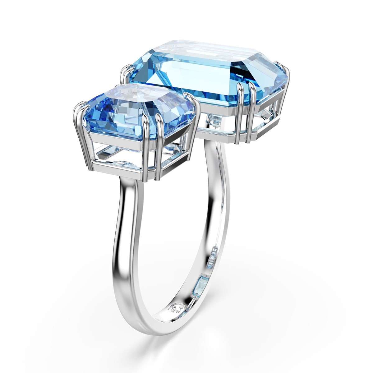 Bague ouverte Swarovski Millenia bleue 55 - vue 3