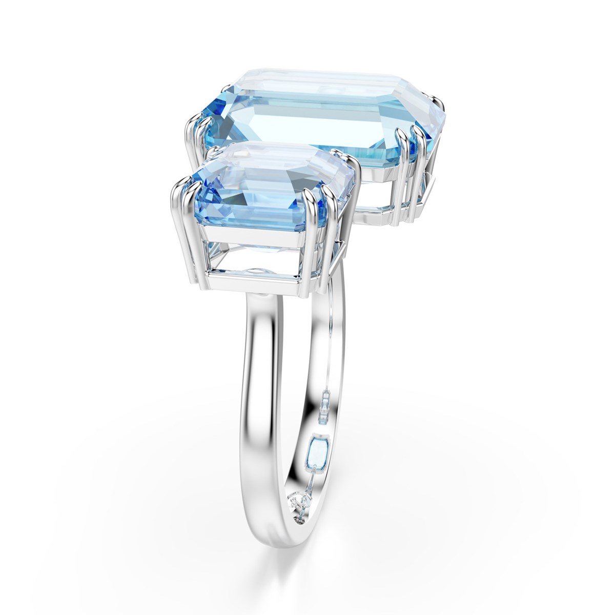 Bague ouverte Swarovski Millenia bleue 55 - vue 4