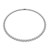Collier Swarovski Una argenté
