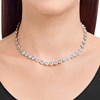 Collier Swarovski Una argenté - vue V2