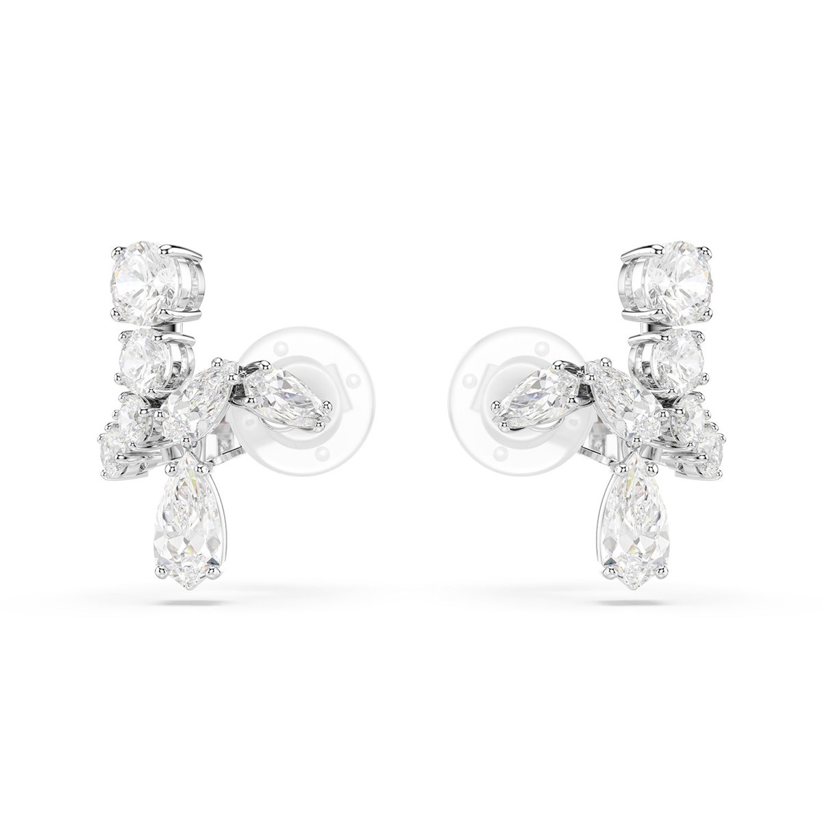 Boucles d'oreilles clip Swarovski Matrix
blanc