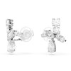 Boucles d'oreilles clip Swarovski Matrix_x000D_
blanc - vue V4