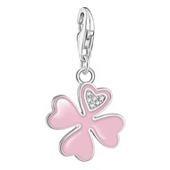 Pendentif Charm Thomas Sabo Trèfle rose OZ