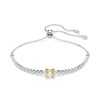 Bracelet Swarovski Matrix Tennis champagne - vue V1