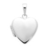 Pendentif Brillaxis porte-photo en forme de coeur_x000D_
cassolette en argent rhodié - vue V1