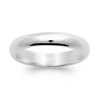 Alliance jonc parisien en argent rhodié 3.5mm - vue V4