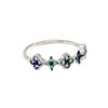 Bague fine Agatha Beloved argent multicolore - vue V4