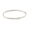 Bracelet jonc Agatha Bangle argent rhodié - vue V1