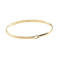 Bracelet jonc Agatha en argent doré
Collection BANGLE