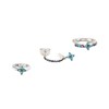 Set de 3 piercings Agatha Beloved multicolore - vue V1