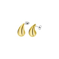 Boucles d'oreilles goutte Lotus Style
acier doré