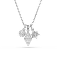 Collier Swarovski Dextera étoile, sphère et losange