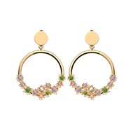 Boucles d'oreilles Les Cadettes Fleur de cactus