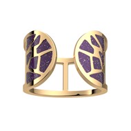 Bague les cadettes Girafe laqué violet