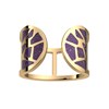 Bague les cadettes Girafe laqué violet - vue V2