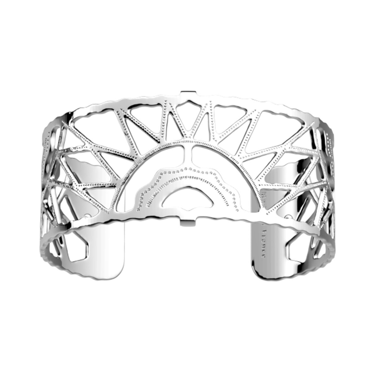 Bracelet Les Georgettes Soleil argentée 25mm